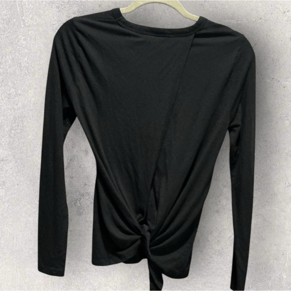J.Crew Women’s Black Tye Back Top
